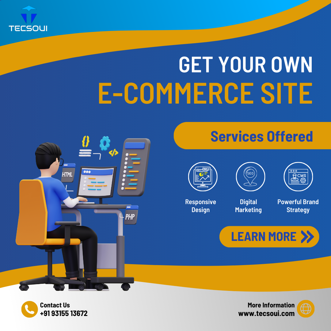 Get Your Own E-Commerce Site
